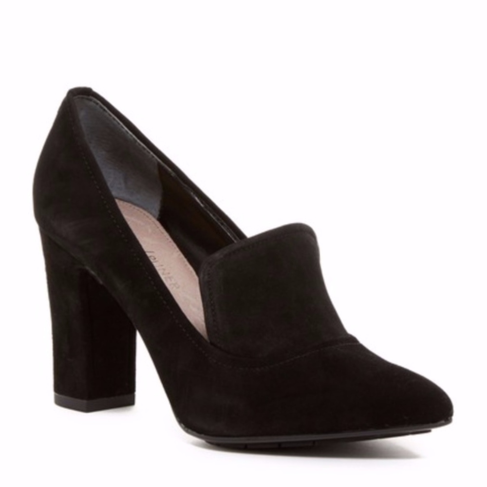 Donald Pliner Heyde Suede Block Heel Pump